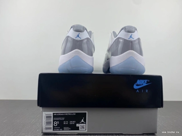 Rep Grey Low Jordan AV2187-140 11 Air Cement 0807